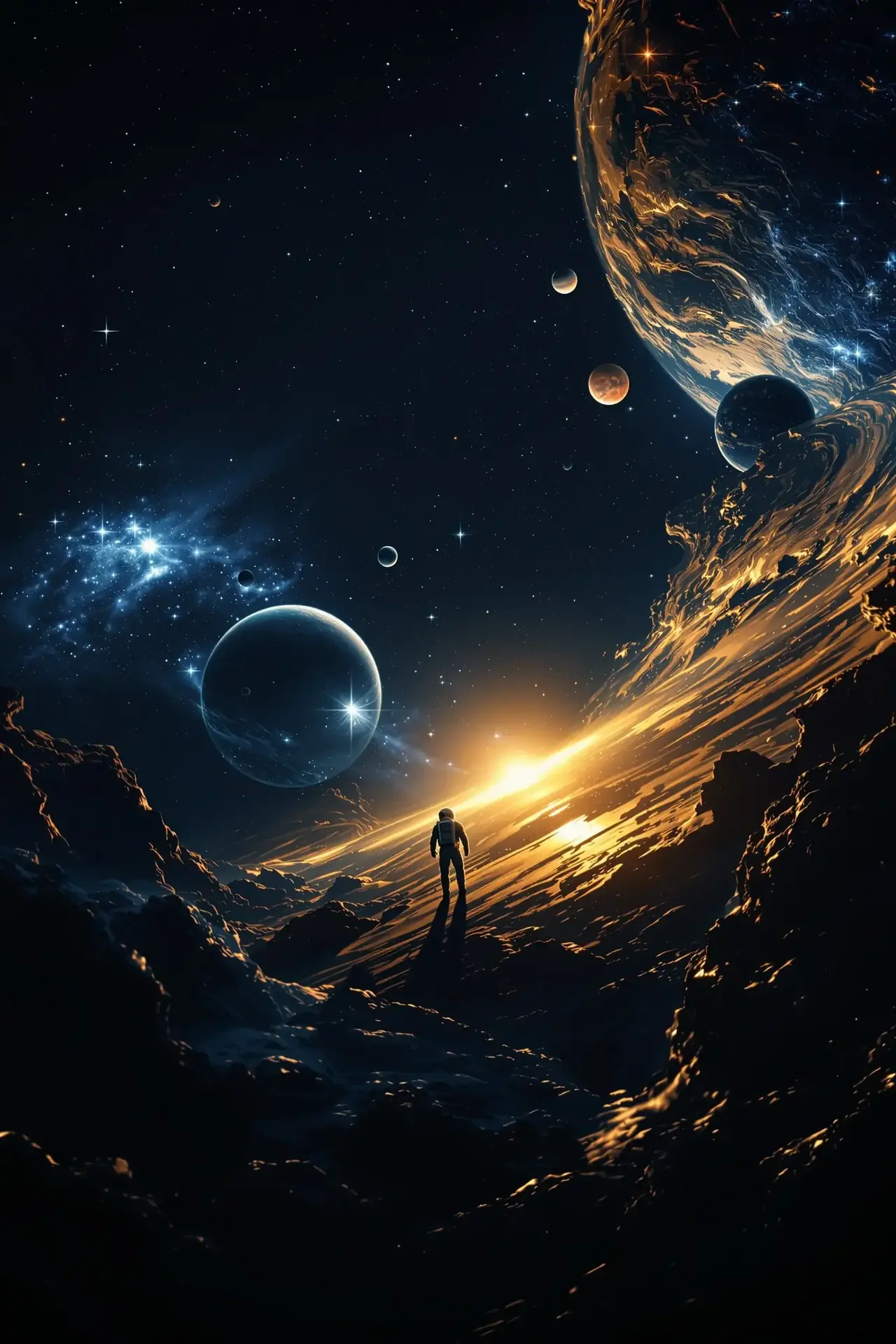 《长夜星河》海报